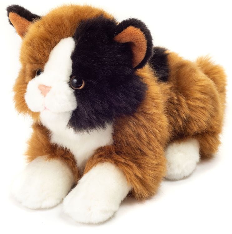 Bild vom Artikel Teddy-Hermann - Glückskatze liegend, 20 cm vom Autor 