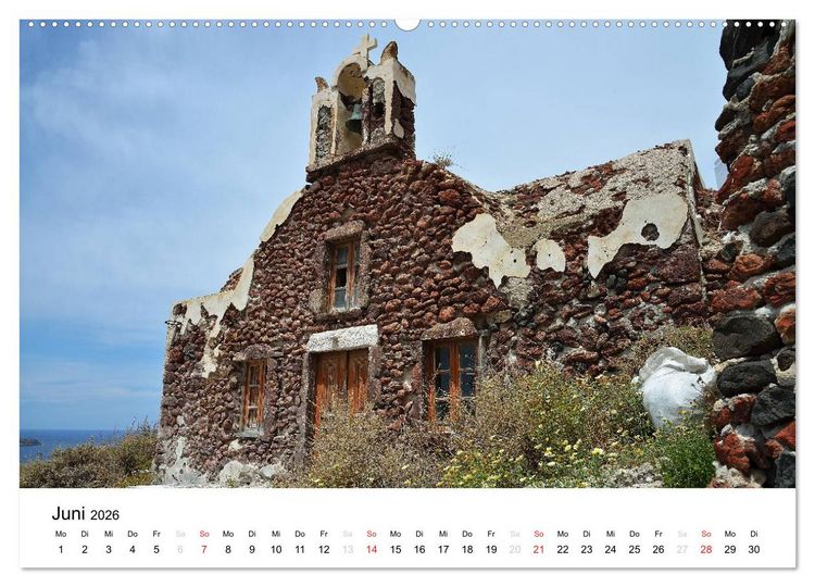 Produktbild: Kirchen und Kl&ouml;ster Griechenlands (Wandkalender 2026 DIN A2 quer), CALVENDO Monatskalender