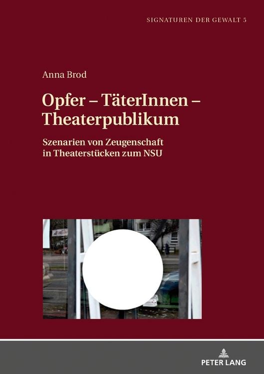 Produktbild: Opfer &ndash; T&auml;terInnen &ndash; Theaterpublikum
