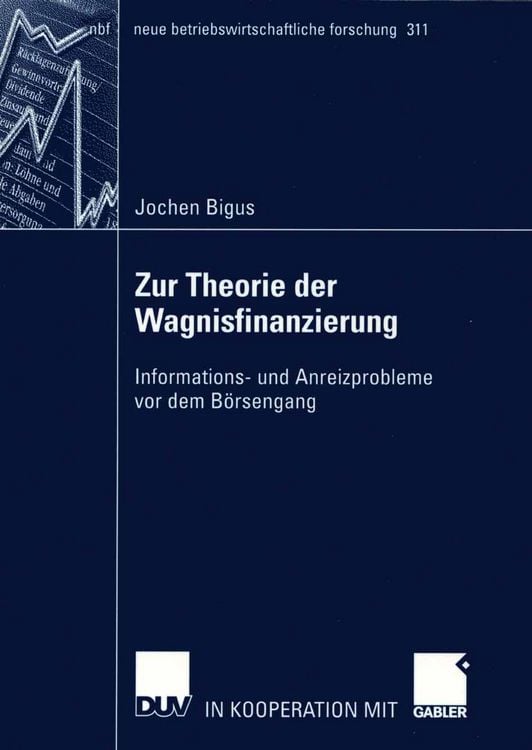 Produktbild: Zur Theorie der Wagnisfinanzierung