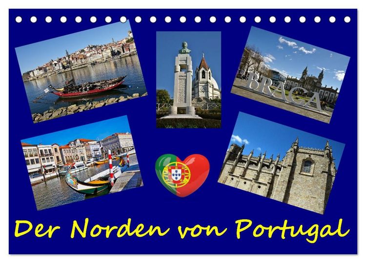Produktbild: Der Norden von Portugal (Tischkalender 2027 DIN A5 quer), CALVENDO Monatskalender
