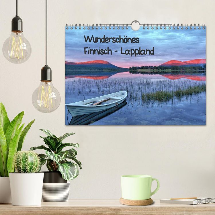 Produktbild: Wundersch&ouml;nes Finnisch - Lappland (Wandkalender 2026 DIN A4 quer), CALVENDO Monatskalender