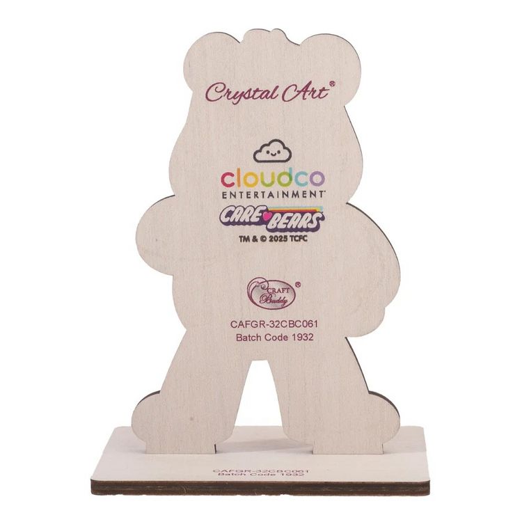 Produktbild: Craft Buddy CAFGR-32CBC061 - Crystal Art Buddies, Care Bears, Cheer Bear, rosa, Serie 6, Diamond Painting