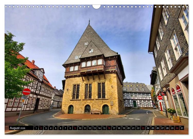 Produktbild: Goslar - Hanse- und Kaiserstadt im Harz (Wandkalender 2026 DIN A3 quer), CALVENDO Monatskalender