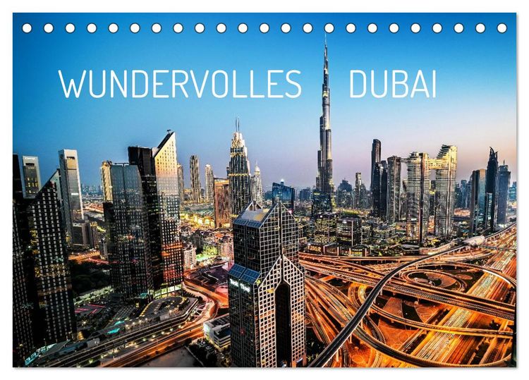 Produktbild: Wundervolles Dubai (Tischkalender 2026 DIN A5 quer), CALVENDO Monatskalender