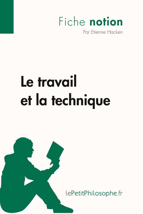 Produktbild: Le travail et la technique (Fiche notion)