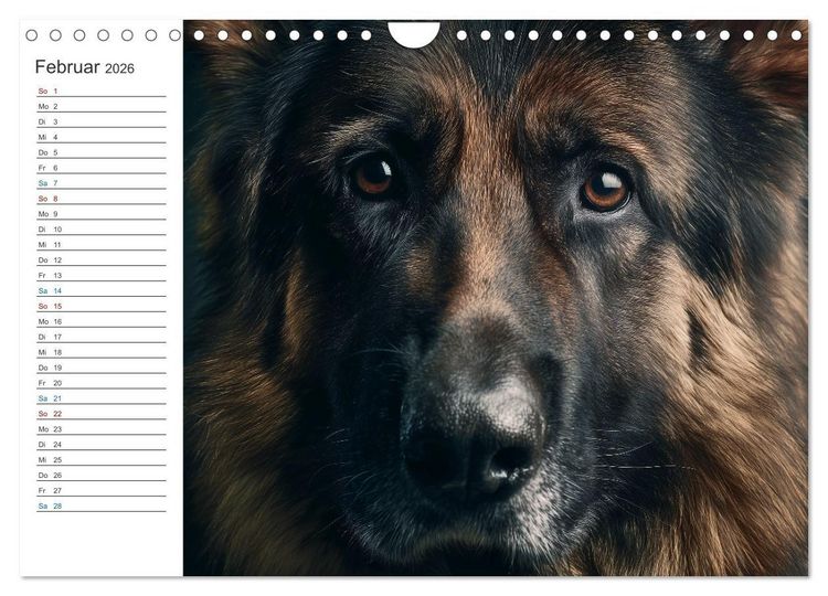 Produktbild: Hundegl&uuml;ck (Wandkalender 2026 DIN A4 quer), CALVENDO Monatskalender