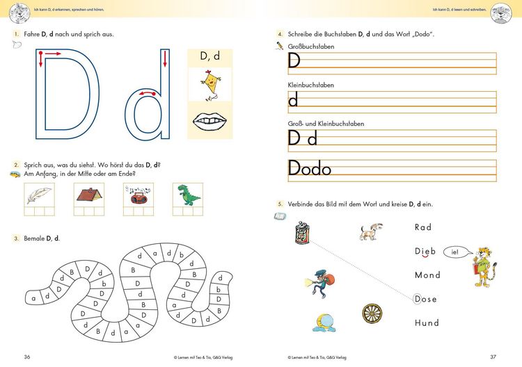Produktbild: Lernen mit Teo und Tia Deutsch &ndash; Buchstaben-Trainer &ndash; 1. Klasse Volksschule