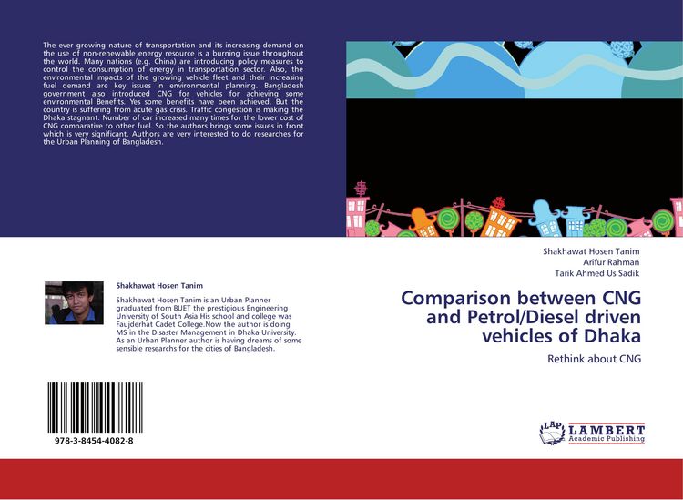 Produktbild: Comparison between CNG and Petrol/Diesel driven vehicles of Dhaka