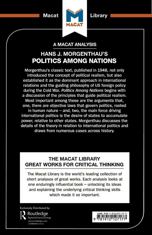 Produktbild: An Analysis of Hans J. Morgenthau's Politics Among Nations