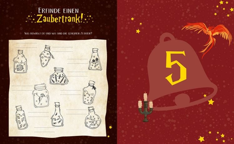 Produktbild: Mein Adventskalender-Zeichenbuch für Potterheads and Friends