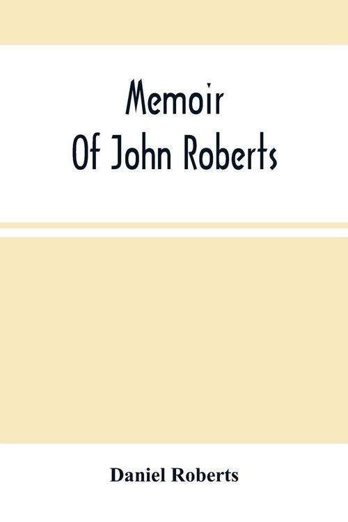 Produktbild: Memoir Of John Roberts