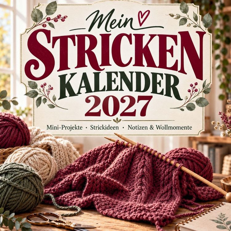 Produktbild: Mein Stricken-Kalender 2027