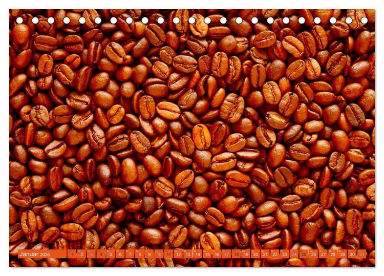 Produktbild: Kaffee (Tischkalender 2026 DIN A5 quer), CALVENDO Monatskalender