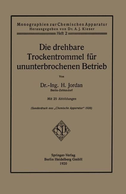 Produktbild: Die drehbare Trockentrommel für ununterbrochenen Betrieb