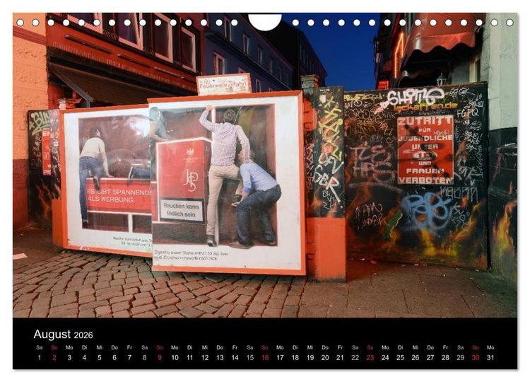 Produktbild: S&uuml;ndige Meile - Reeperbahnbummel (Wandkalender 2026 DIN A4 quer), CALVENDO Monatskalender