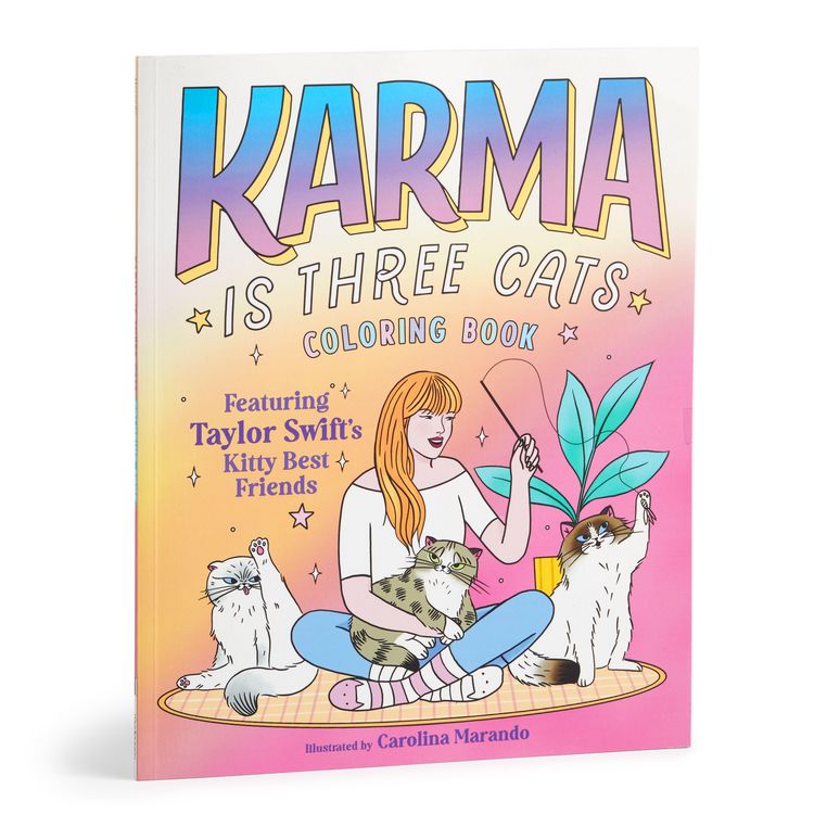 Produktbild: Karma is Three Cats Coloring Book