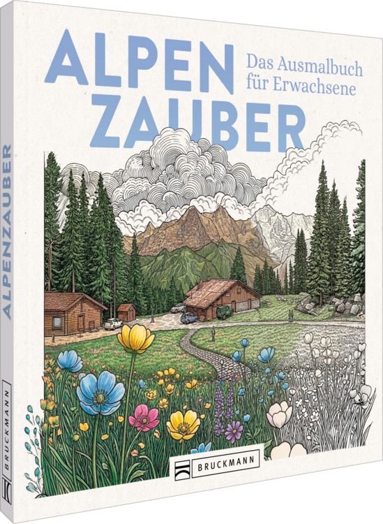 Produktbild: Alpenzauber - Das Ausmalbuch f&uuml;r Erwachsene