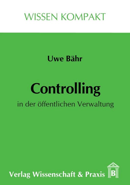 Produktbild: Controlling in der &ouml;ffentlichen Verwaltung