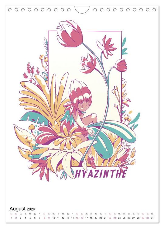 Produktbild: Wunderwelt der Blumen (Wandkalender 2026 DIN A4 hoch), CALVENDO Monatskalender