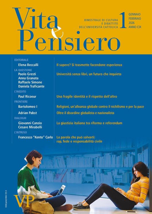 Produktbild: Vita e pensiero (2026). Vol. 1