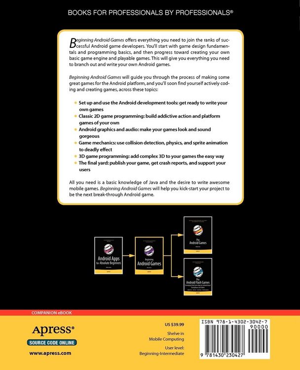 Produktbild: Beginning Android Games