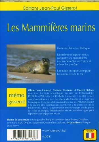 Produktbild: Les mammif&egrave;res marins
