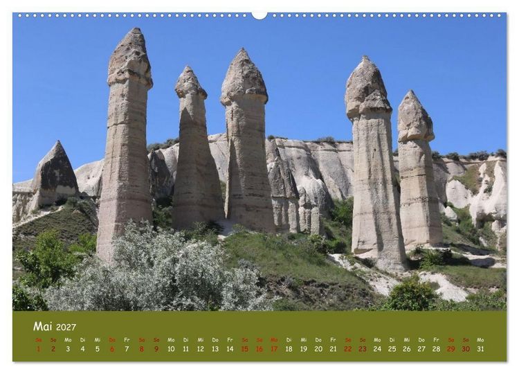 Produktbild: Das Liebestal. Die wundersamen Feenkamine von Kappadokien (Wandkalender 2027 DIN A2 quer), CALVENDO Monatskalender