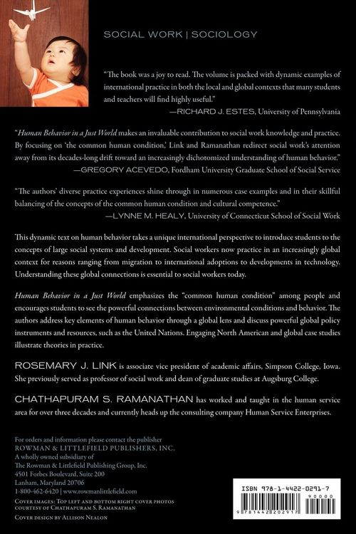 Produktbild: Human Behavior in a Just World
