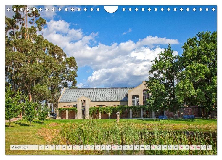 Produktbild: South African Wineries, wine architecture between tradition and modernity (Wall Calendar 2027 DIN A4 landscape), CALVENDO 12 Month Wall Calendar
