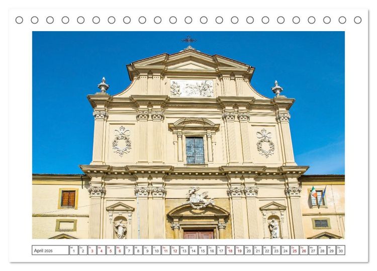 Produktbild: Florenz - Reiseziel in der Toskana (Tischkalender 2026 DIN A5 quer), CALVENDO Monatskalender