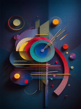 Produktbild: CALVENDO Puzzle Rhythmus und Bewegung in reiner Farbe | 1000 Teile Lege-Gr&ouml;&szlig;e 64x48cm Foto-Puzzle f&uuml;r gl&uuml;ckliche Stunden