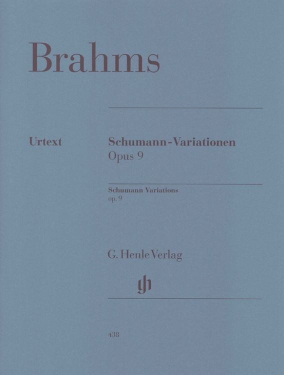 Produktbild: Johannes Brahms - Schumann-Variationen op. 9