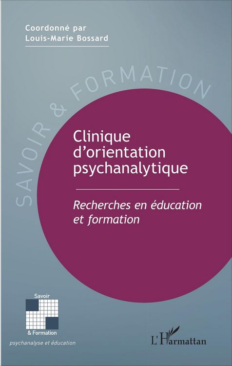Produktbild: Clinique d'orientation psychanalytique