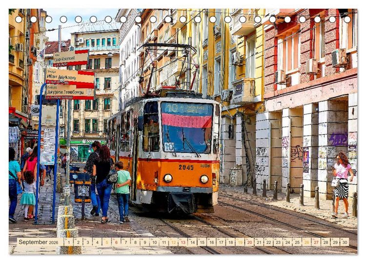 Produktbild: Ich fahre gern Stra&szlig;enbahn (Tischkalender 2026 DIN A5 quer), CALVENDO Monatskalender