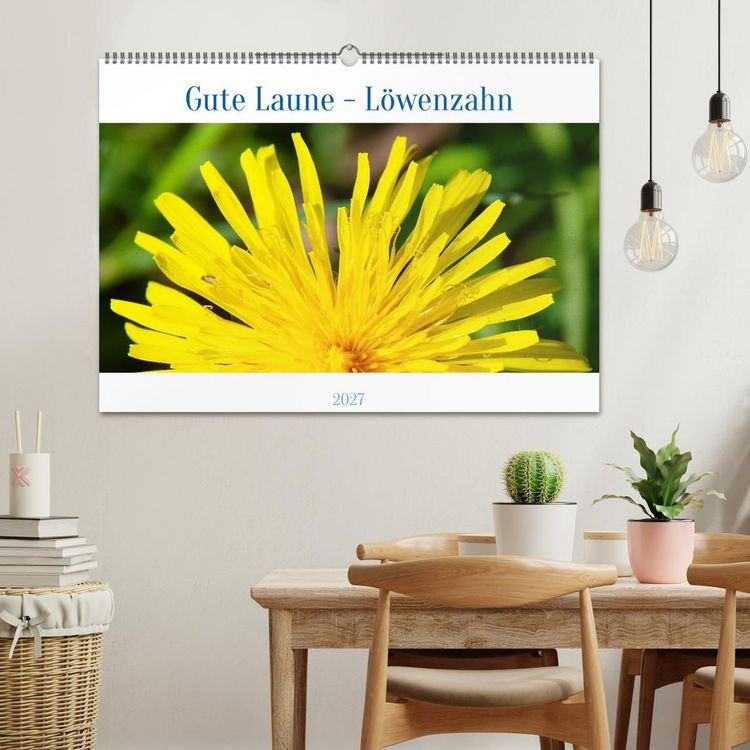Produktbild: Gute Laune - L&ouml;wenzahn (Wandkalender 2027 DIN A2 quer), CALVENDO Monatskalender