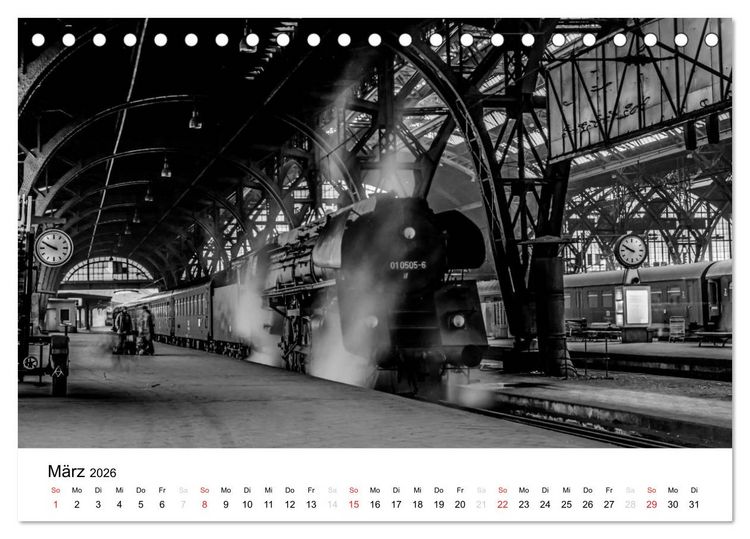 Produktbild: Dampfloks in der DDR (Tischkalender 2026 DIN A5 quer), CALVENDO Monatskalender
