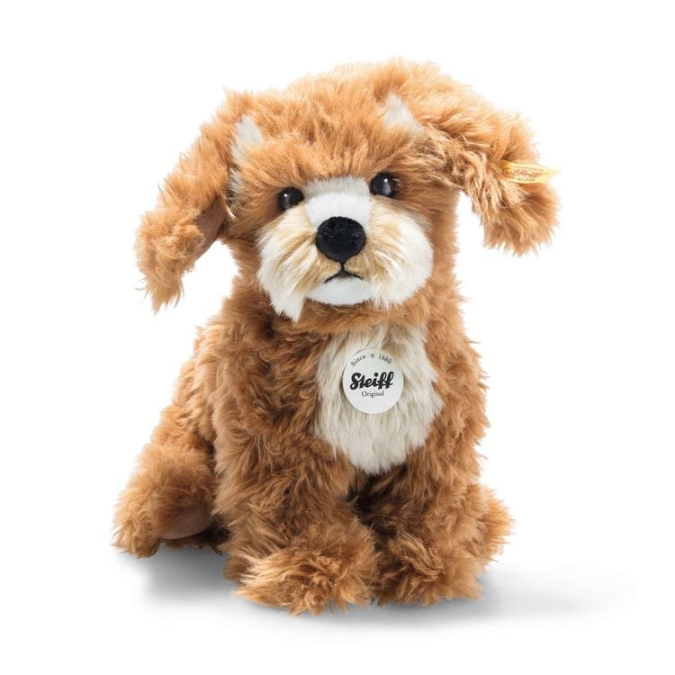 Produktbild: Steiff 076909 - Curlie Cockapoo, sitzend, hellbraun, Pl&uuml;sch, 24 cm
