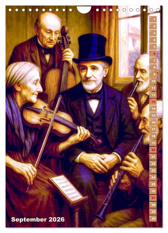 Produktbild: Giuseppe Verdi (Wandkalender 2026 DIN A4 hoch), CALVENDO Monatskalender
