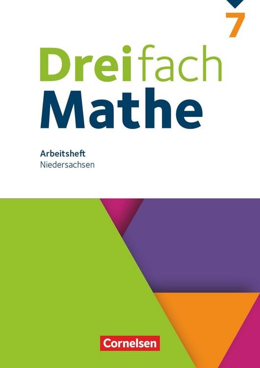 Produktbild: Dreifach Mathe 7. Schuljahr. Niedersachsen - Arbeitsheft mit L&ouml;sungen