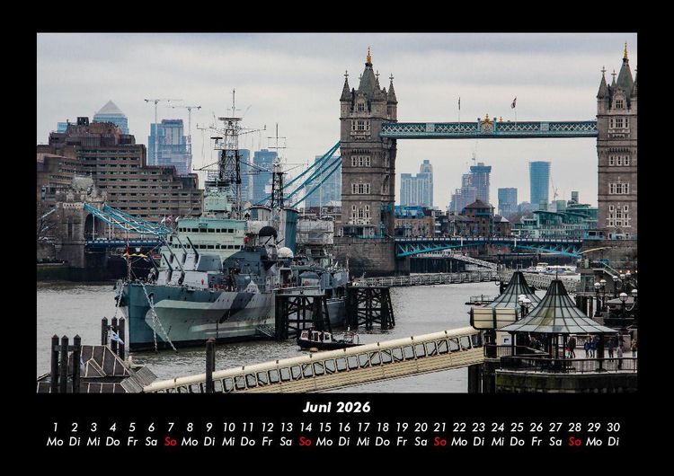 Produktbild: London 2026 Fotokalender DIN A3