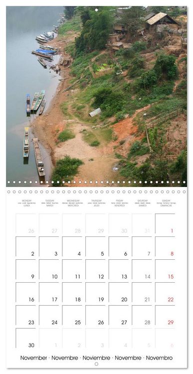Produktbild: People's Democratic Republic - Laos (Wall Calendar 2026 12 &times; 12 Inch) CALVENDO 12 Month Wall Calendar