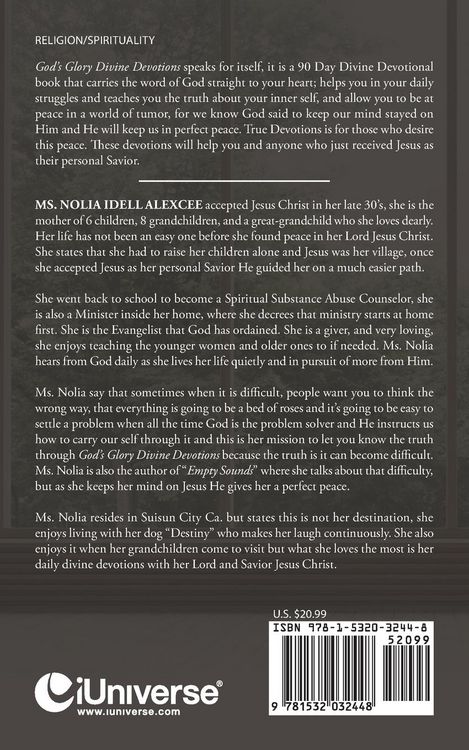 Produktbild: Alexcee, N: God's Glory Divine Devotions