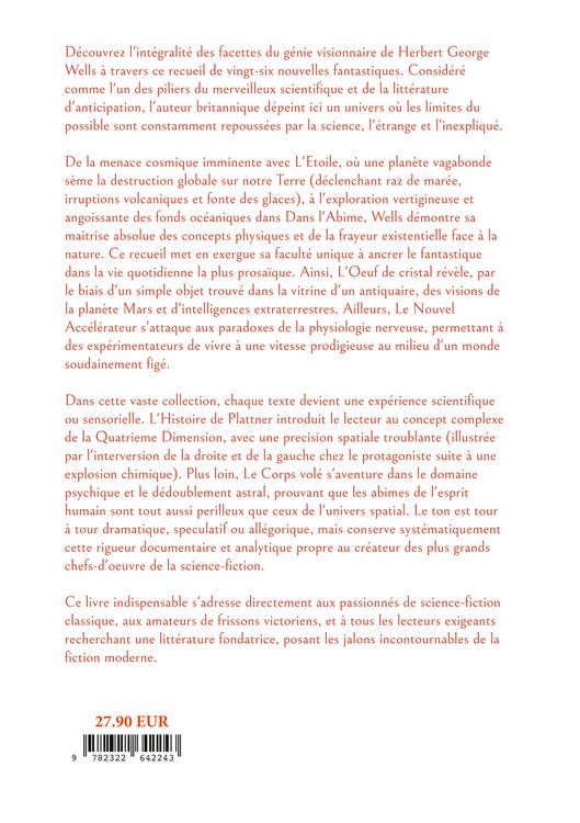 Produktbild: 26 nouvelles fantastiques de Herbert George Wells