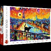 Produktbild: Puzzle 1000 - Katze in Paris