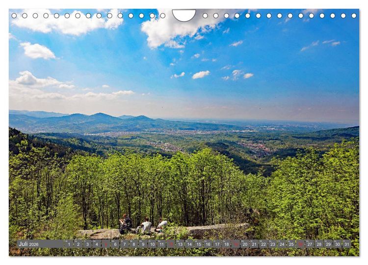 Produktbild: Schwarzwald-Wanderungen (Wandkalender 2026 DIN A4 quer), CALVENDO Monatskalender