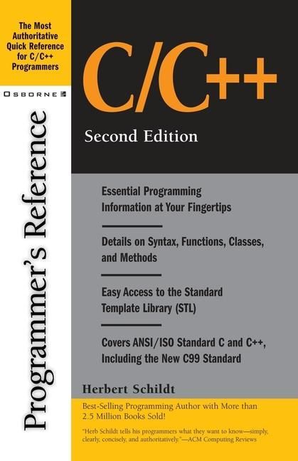Produktbild: C/C++ Programmer's Reference