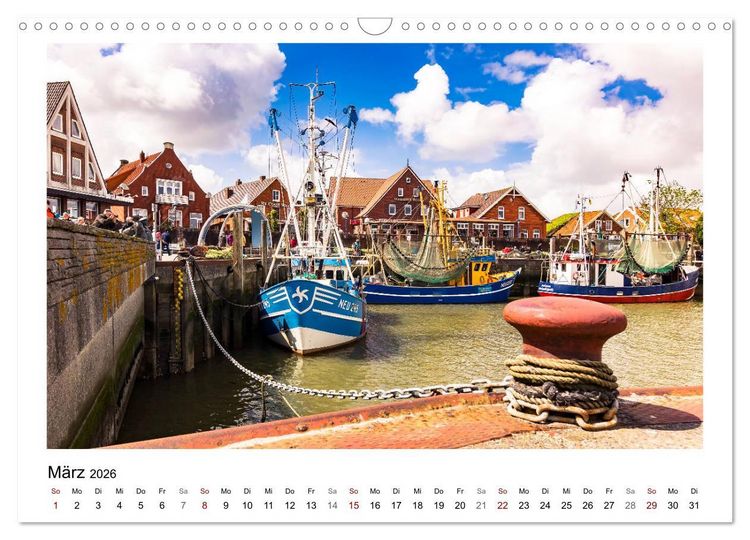 Produktbild: OSTFRIESLAND Weites Land hinterm Deich (Wandkalender 2026 DIN A3 quer), CALVENDO Monatskalender