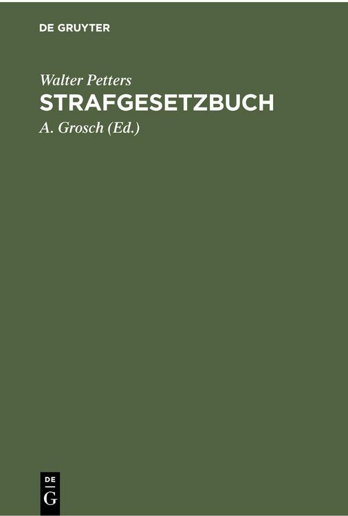 Produktbild: Strafgesetzbuch