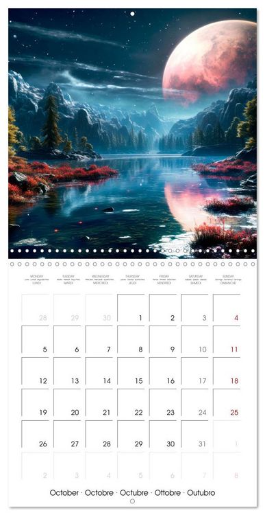 Produktbild: DISTANT WORLDS Explore the universe (Wall Calendar 2026 12 &times; 12 Inch) CALVENDO 12 Month Wall Calendar